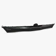 Side view of the Oru Kayak Beach model in black.