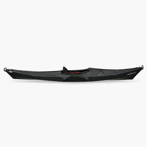Side view of the Oru Kayak Bay model in black.