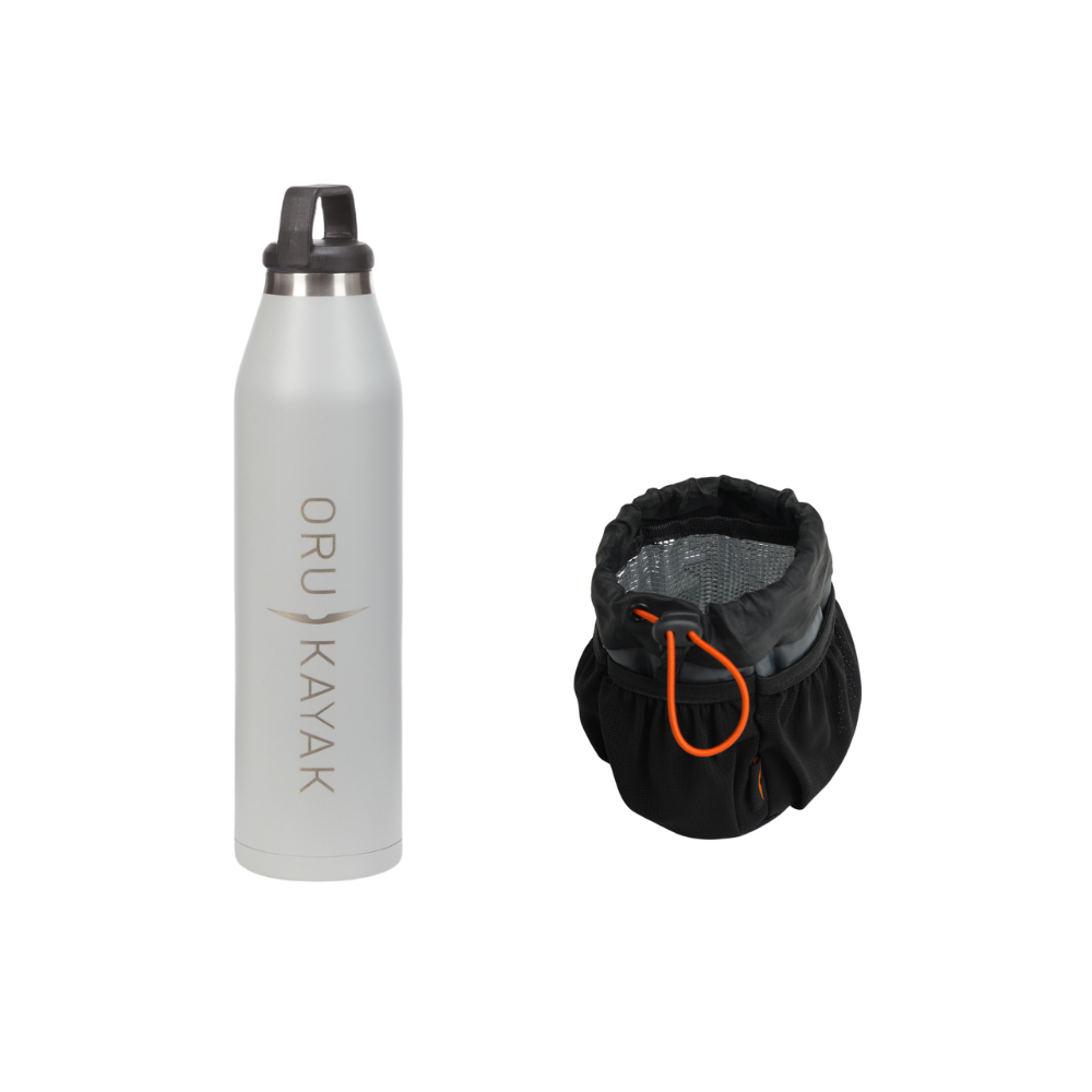 Water Bottle + Bottle Holder Bundle